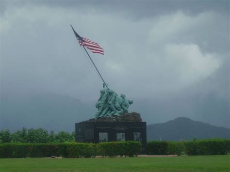 Iwo Jima Memorial Kaneohe Marine Corps Base Oahu Hawaii