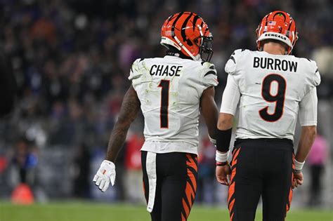 Ja Marr Chase Contract Bengals Wr Catches 2 Joe Burrow Tds Vs Ravens