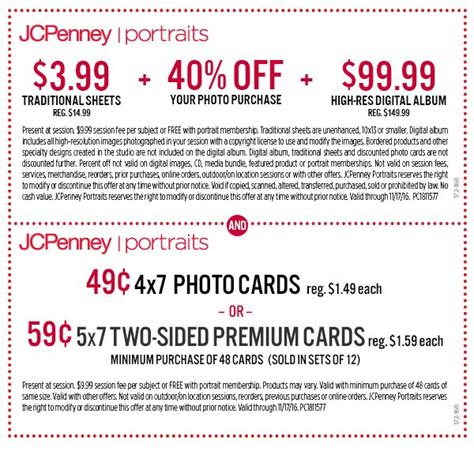 Jcpenney Portraits Coupon Printable Studio Coupons 50 Off July 2023