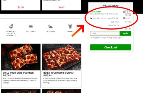 Jets Pizza Coupon Code Deals