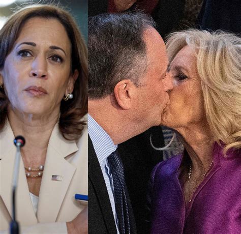 Jill Biden Kiss Pictures Of Jill Biden Kissing Vp Kamala Harris S Husband Go Viral Internet