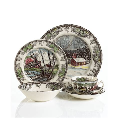 Johnson Brothers China Friendly Village 5 Piece Place Setting