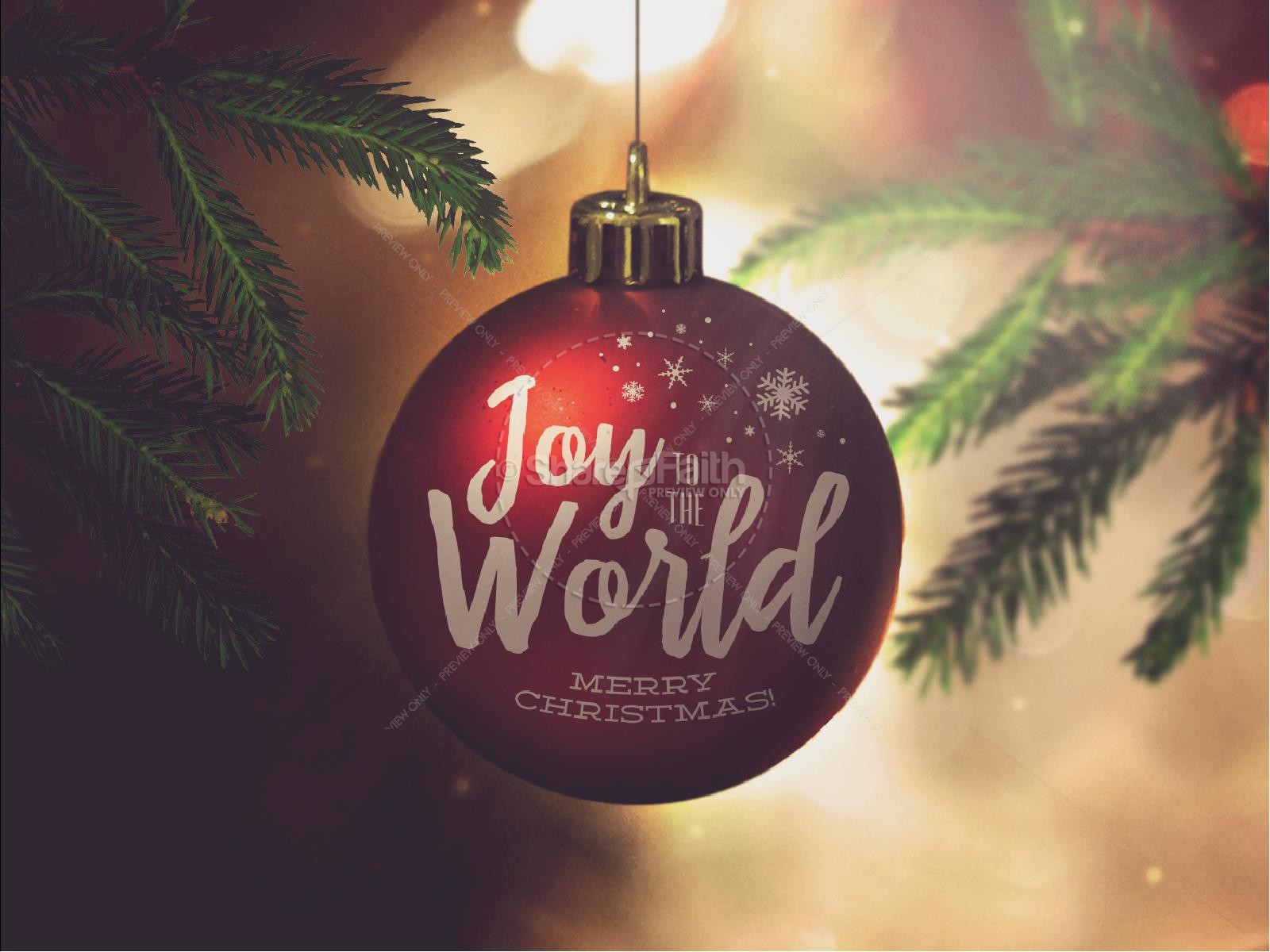 Joy To The World Christmas Powerpoint Christmas Powerpoints