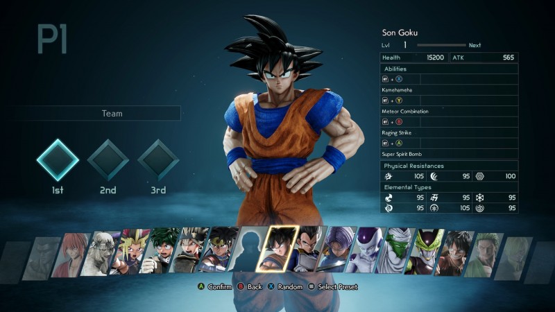 Jump Force All Characters 2021 Original Characters A Cast Of Original Characters Created For