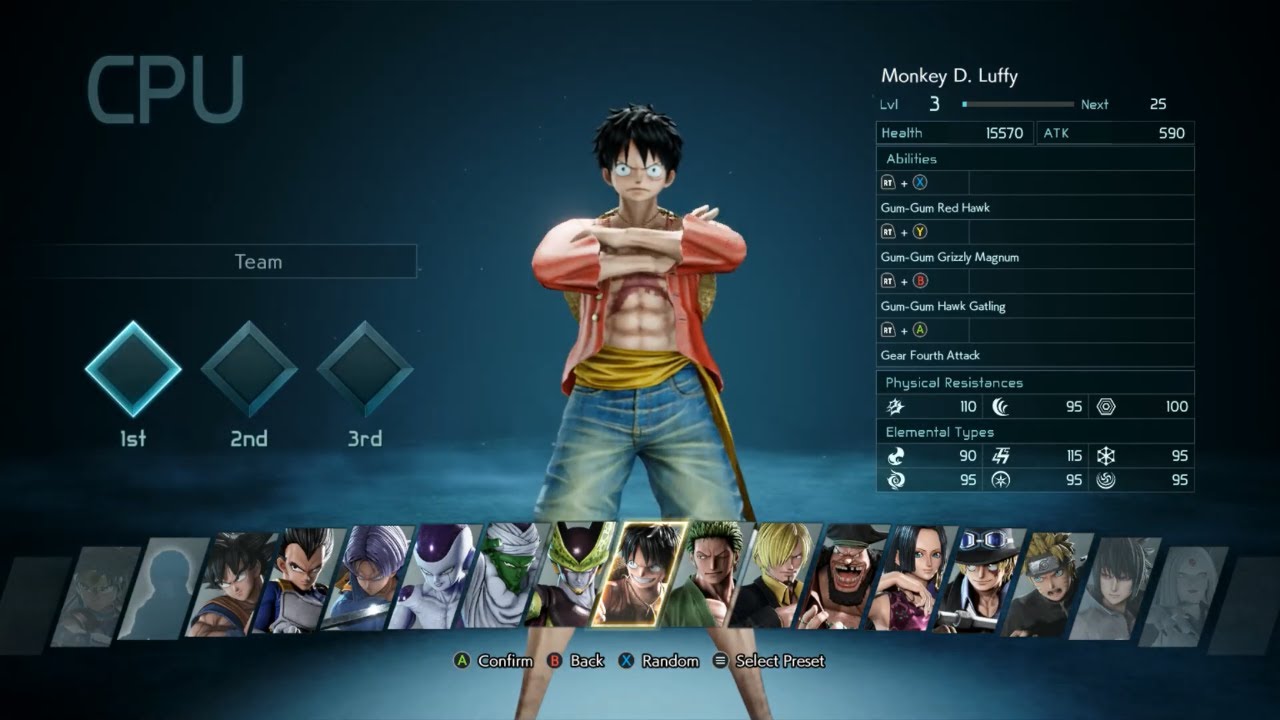 Jump Force Characters Futurexoler