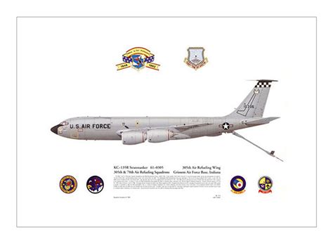 Kc 135R Stratotanker 305Th Amp 70Th Ars 305Th Arw Grissom Arb In Squadron Graphics