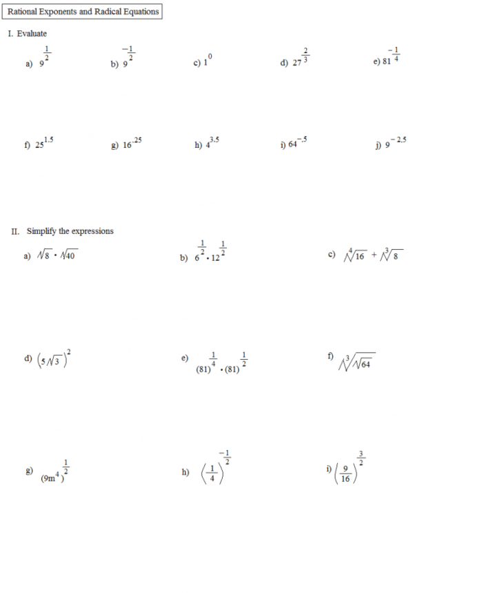 Kids Free Exponents Worksheets Exponents With Worksheet Db Excel Com