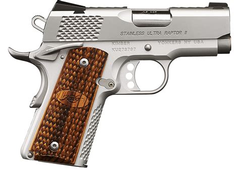 Kimber Stainless Ultra Raptor Ii 45 Acp Pistol 3 Barrel 7 1 Round