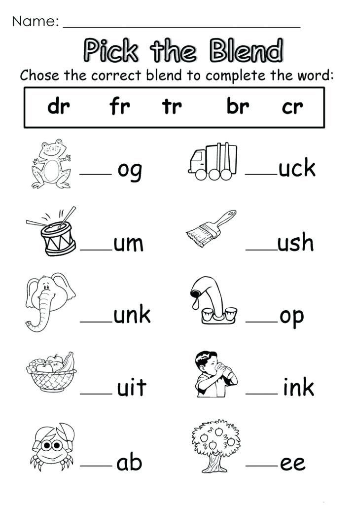 5 Fun Kindergarten English Worksheets Ideas