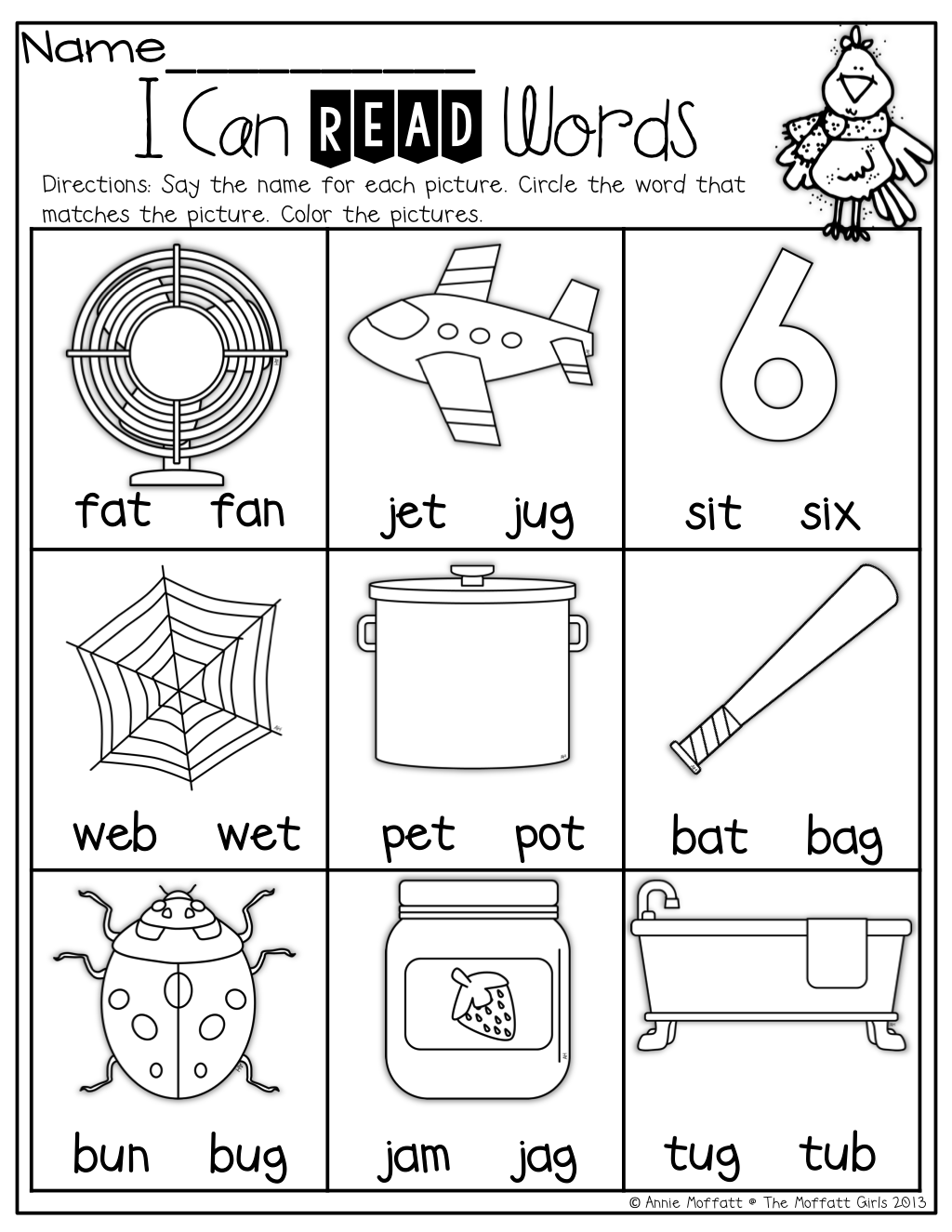 Free Kindergarten Literacy Worksheets for Reading Success