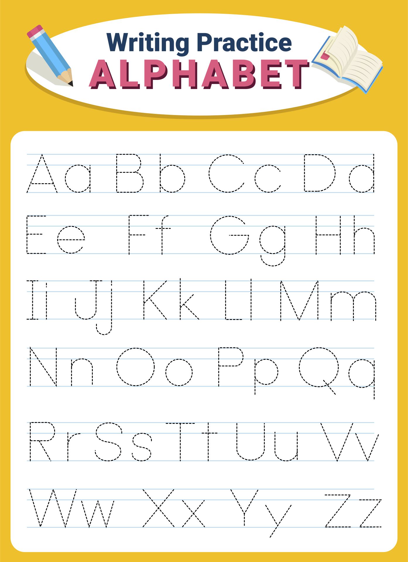 Kindergarten Worksheets Printable Tracing Worksheet Alphabet A A