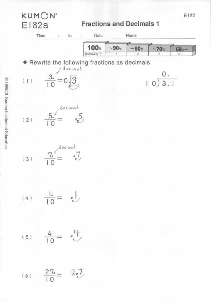 5 Ways Kumon Worksheets Boost Your Child’s Math Skills