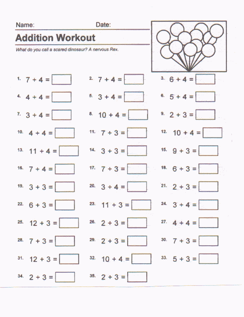 Kumon Math Worksheets Free Printable