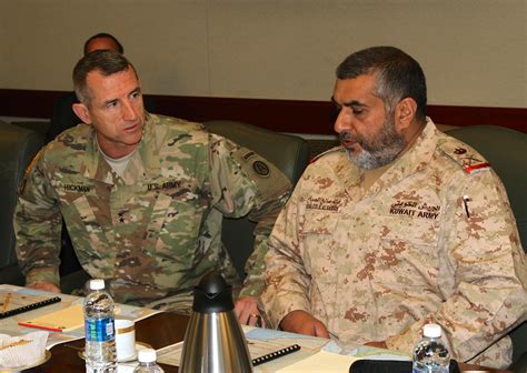 Kuwait Land Forces Commander Visits Us Army Central Headquarters U S Army Central News U