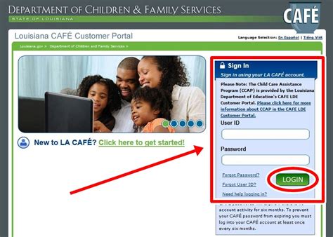 La Cafe Account Login To Apply For A Food Stamp In Louisiana