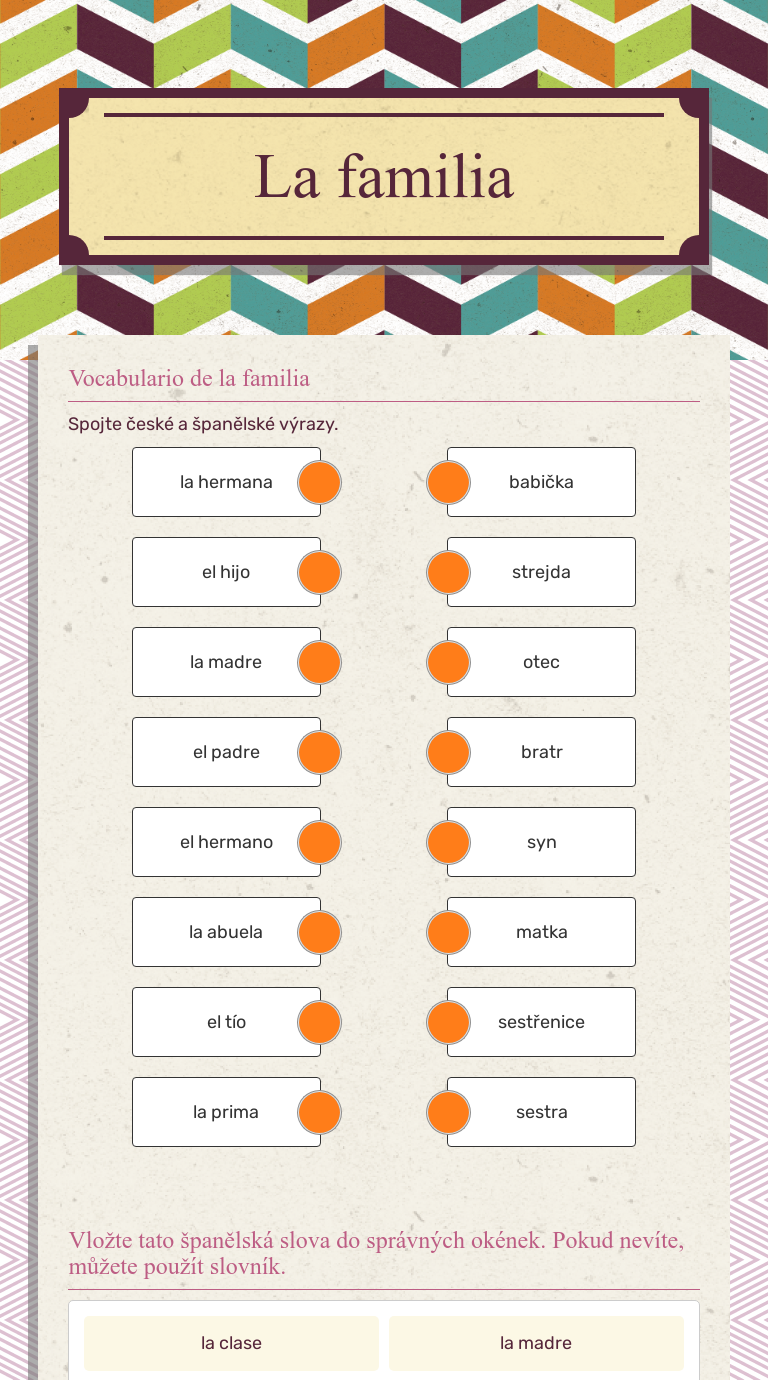 La Familia Worksheet Pdf Answers Kidsworksheetfun