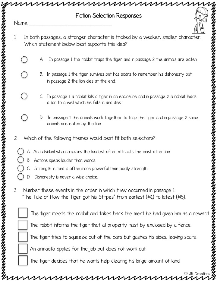 Language Arts 5Th Grade Test