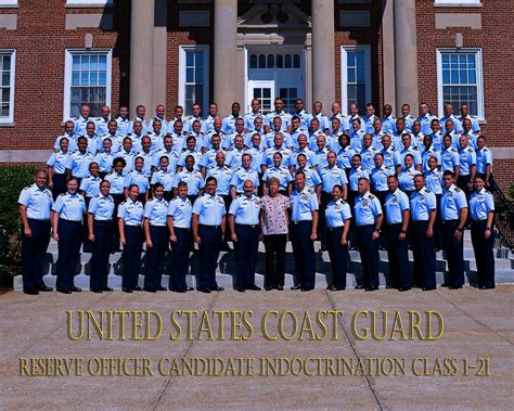 Largest Enlisted To Officer Class In Years Commissions Into The Cg