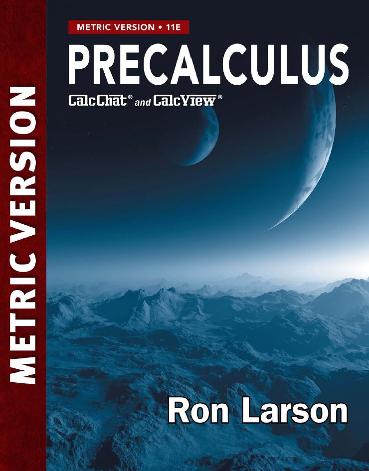 Larson Precalculus Precalculus 11E Easy Access Study Guide