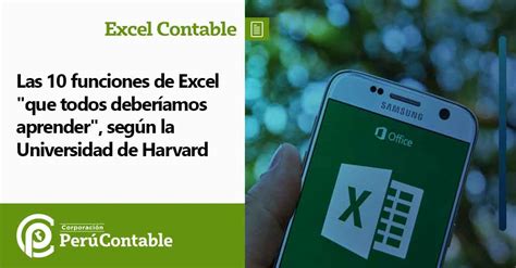 Las Diez Funciones De Excel Que Todos Deber An Aprender Seg N La Universidad De Harvard