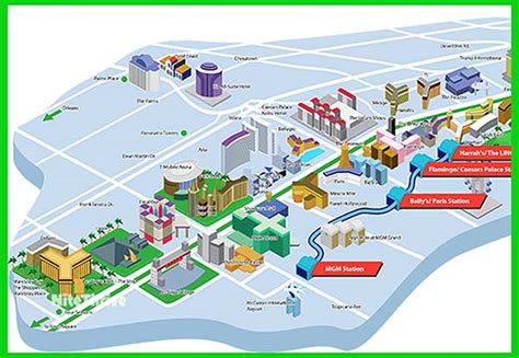 Las Vegas Strip Map Updated 2023 Interactive Printable