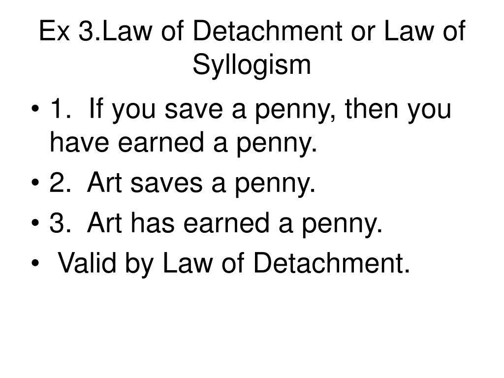 Law Of Detachment Syllogism Flashcards Quizlet