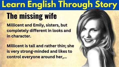 Learn English Through Story Level 3 The Missing Wife Story In English With Subtitle Youtube