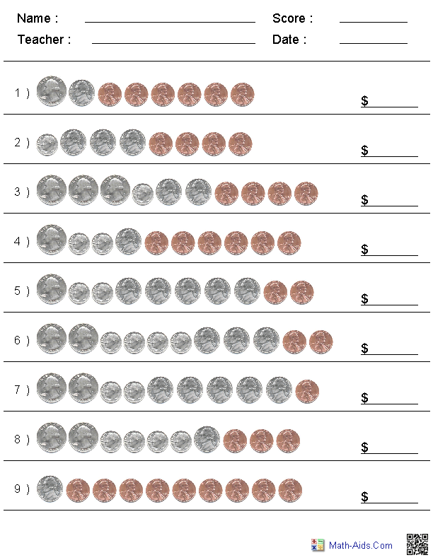 Learning Money Kindergarten Math Money Kindergarten Money Math