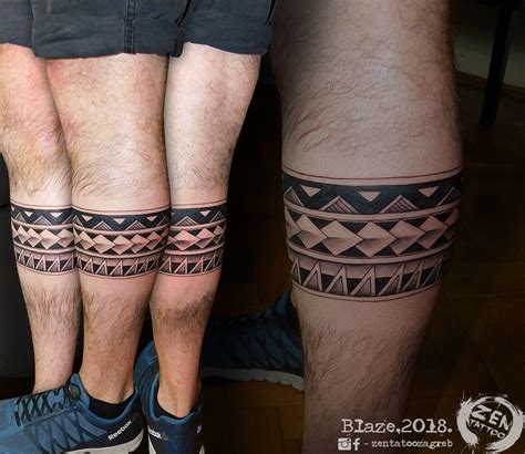 Leg Band Tattoo Men