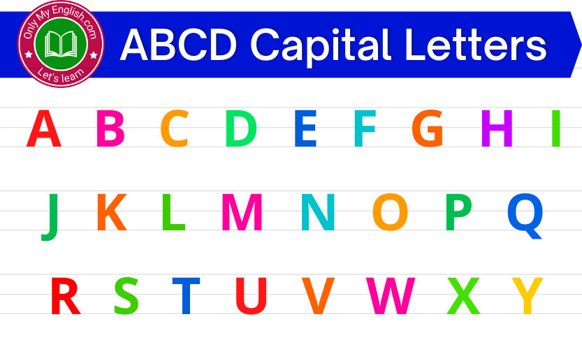 Lets Learn Abcd Capital Abcd Write The Missing Letters