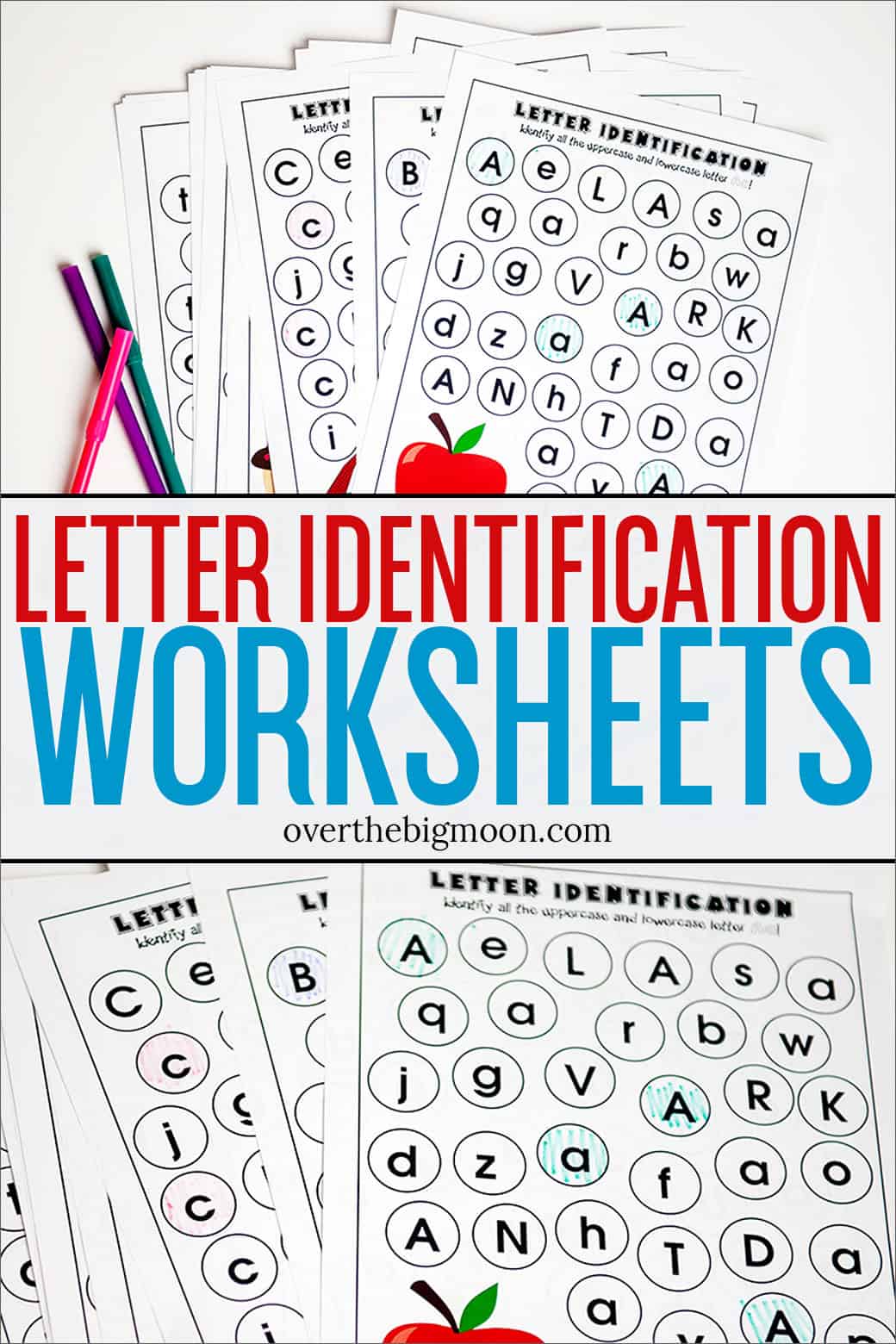 Letter Identification Worksheets