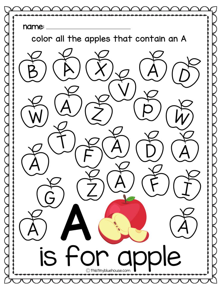 Letter Recognition Worksheets 26 Page Free Printable Pdf Bundle Artofit