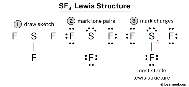 Lewis Structure Of Sf3 With 5 Simple Steps To Draw