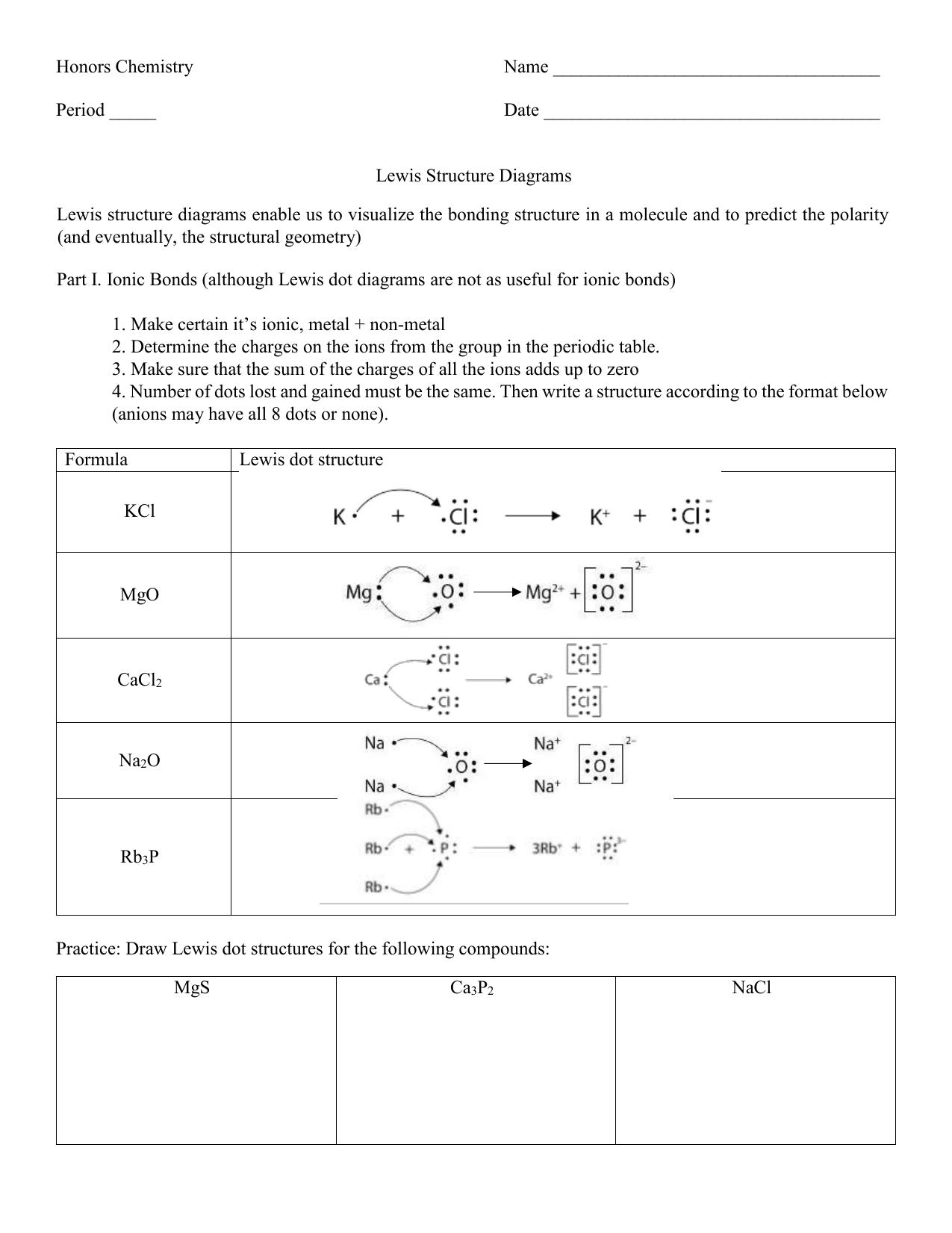 Lewis Structures Of Atoms Worksheet Udlvirtual Esad Edu Br