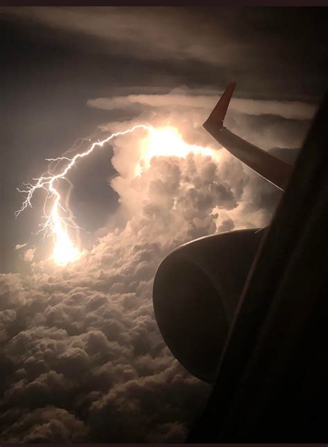 Seeing Lightning from a Plane