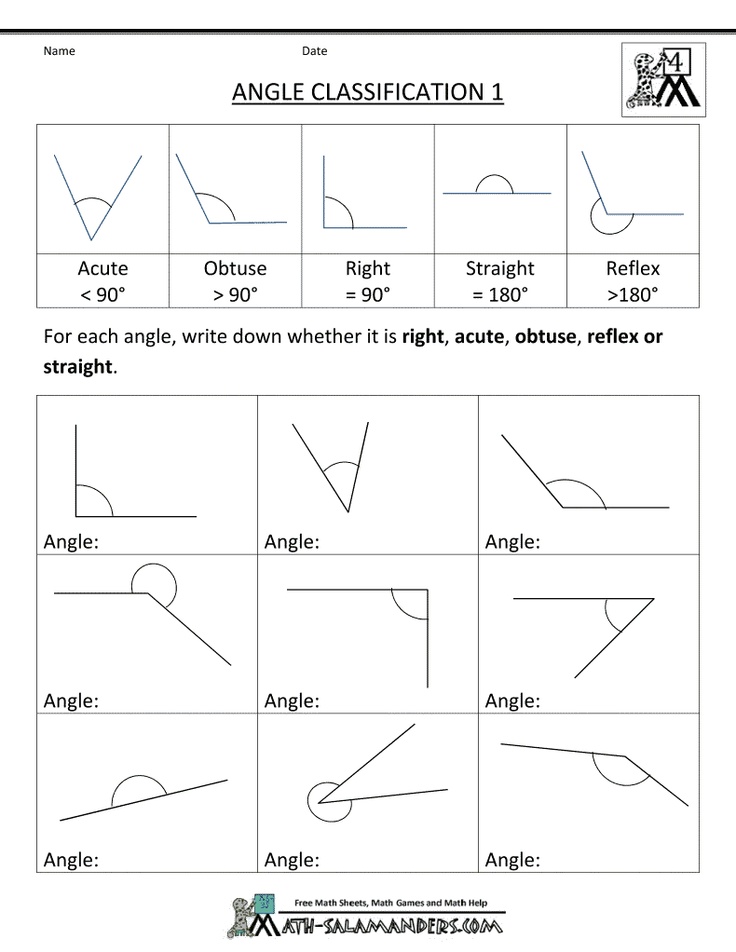 Line Relationships Worksheet 4Th Grade