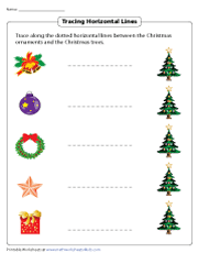 Line Tracing Fun With Horizontals Worksheet Education Com