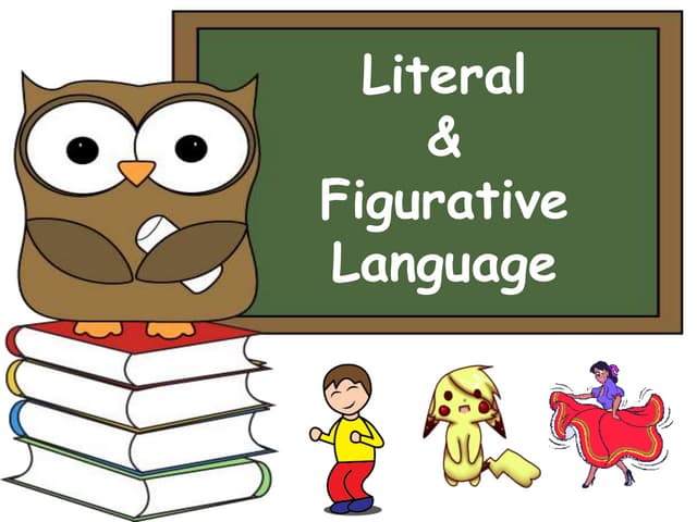 Literal And Figurative Language Ppt