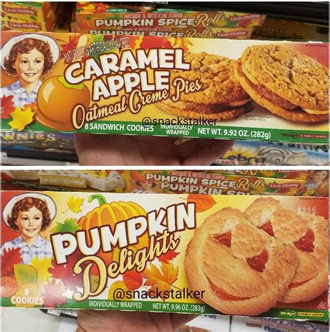 Little Debbie Fall Treats 2017 Caramel Apple Oatmeal Creme Pies And Pumpkin Delights