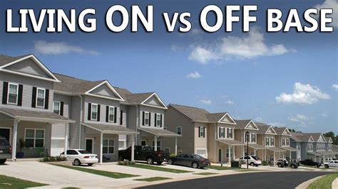 Living On Or Off Base Which Is Right For You