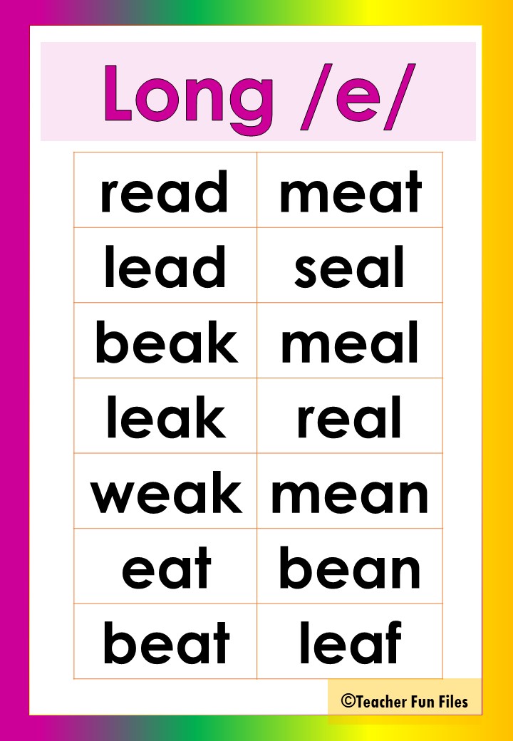 Long A Vowel Sound By Phonics Pro Tpt