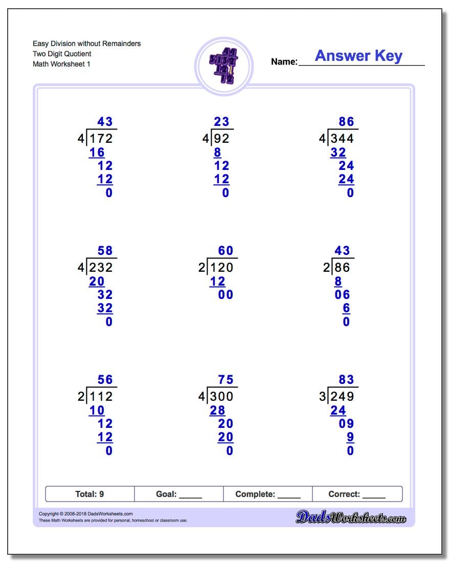 Long Division Problems With Remainders