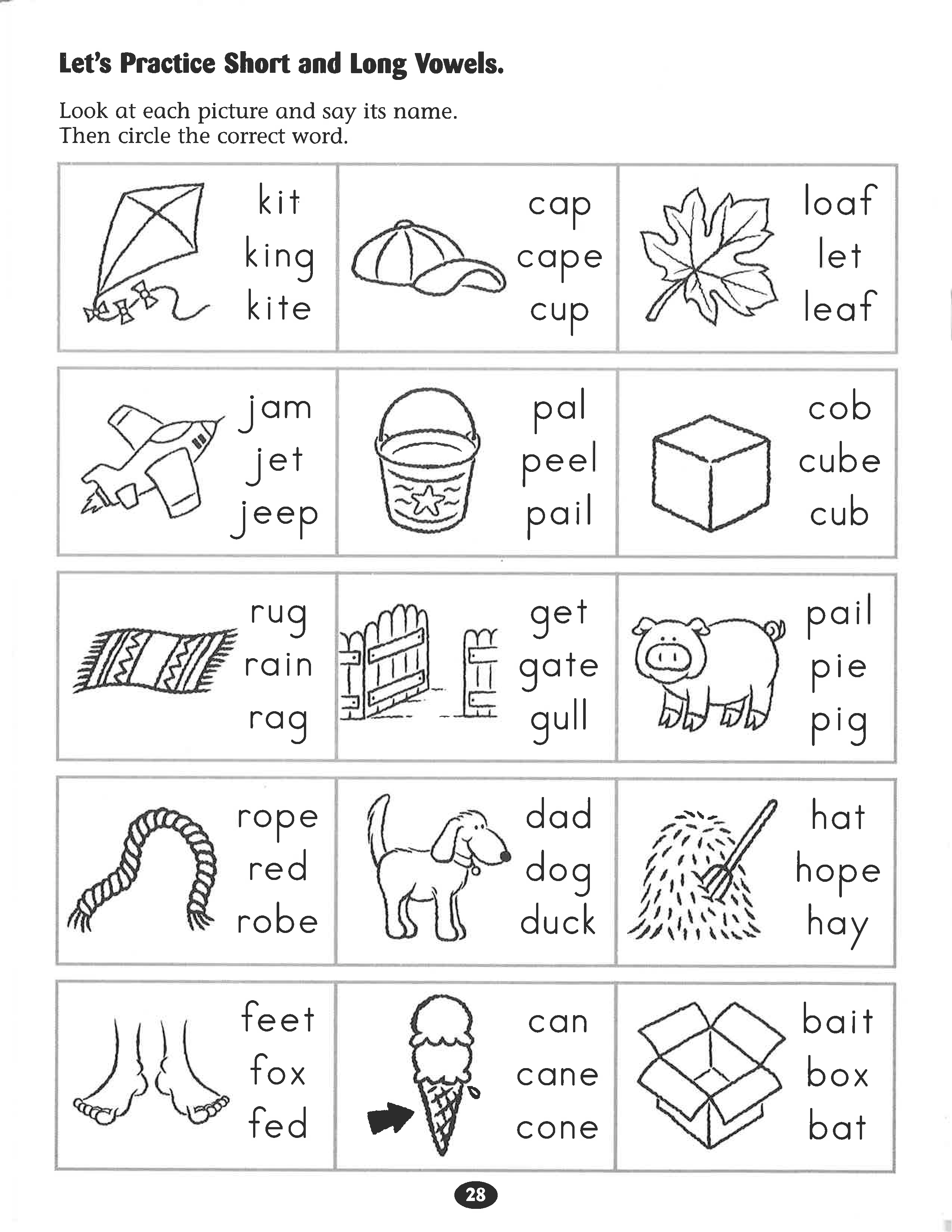 Long Vowel Sound Worksheets Grade 2 Worksheets For Kindergarten