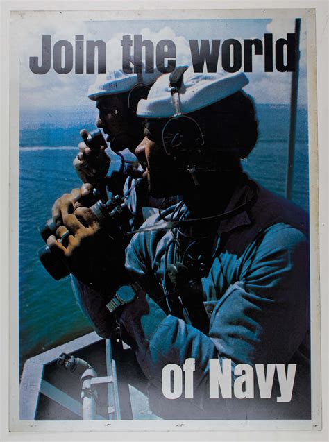 Lot U S Navy Recruiting Poster