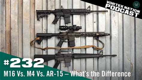 M4 Vs M16 Vs Ar15