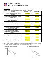 Macro Topic 3 1 Aggregate Demand Ad 3 Pdf Docx Ap Macro Topic 3 1