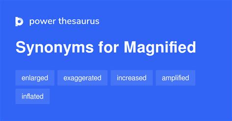 Magnified Synonym