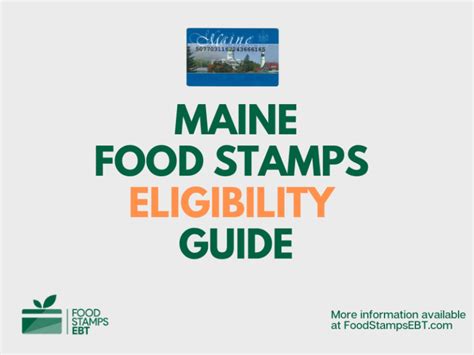 5 Ways Maine Food Stamps Work