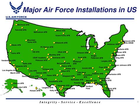 Major Air Force Installations