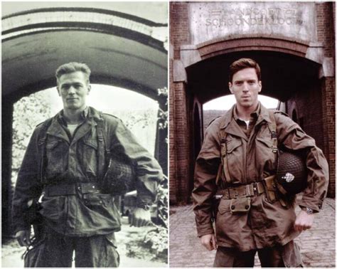 Major Richard Winters And Damien Lewis Winters Band Of Brothers Band Of Brothers Damian Lewis